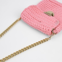 Цепочка для сумки, с карабинами, 14 &times; 18 мм, 60 см, цвет золотой