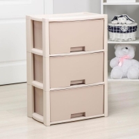 Комод 3-х секционный &laquo;Колорит&raquo;, цвет бежевый