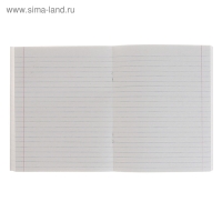 Тетрадь 96 листов в линейку Calligrata "Дикие кошки", обложка мелованный картон, блок №2, белизна 75% (серые листы), МИКС