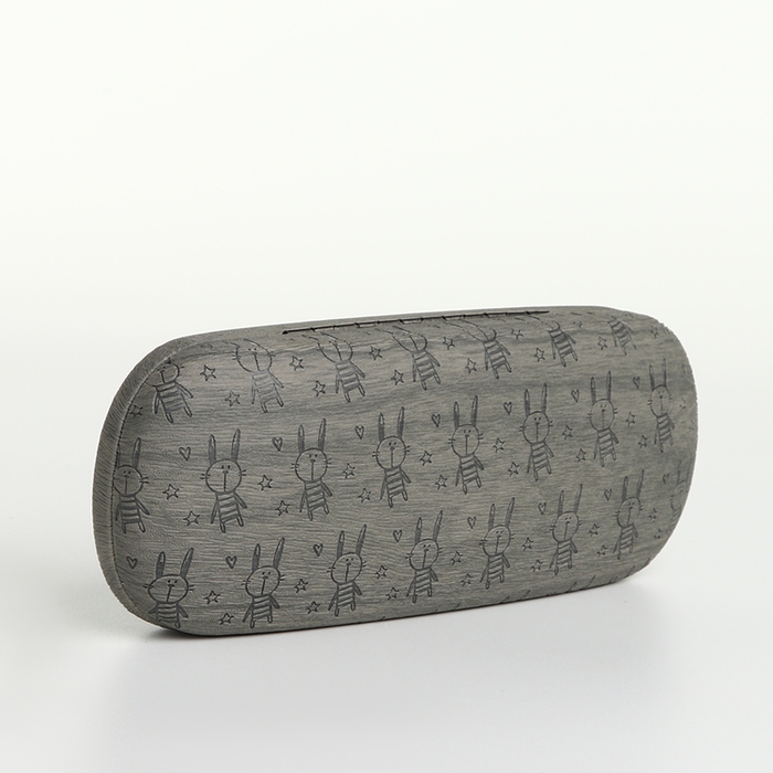 Футляр для очков на хлопушке &laquo;Выбражулька&raquo;, длина 16 см, цвет серый