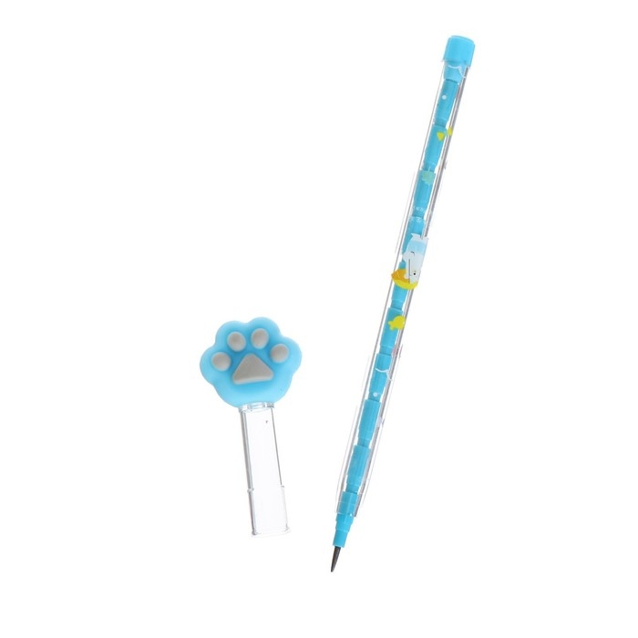 Карандаш секционный прикол "Лапка", МИКС (штрихкод на штуке)