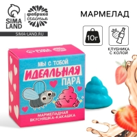 Мармелад фигурный какашка &laquo;Идеальная пара&raquo;, 1 шт. х 10 г.
