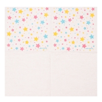 Салфетки бумажные однослойные "Звёзды" 24х24 см, набор 50 шт. Салфетки бумажные однослойные "Звёзды" 24х24 см, набор 50 шт.