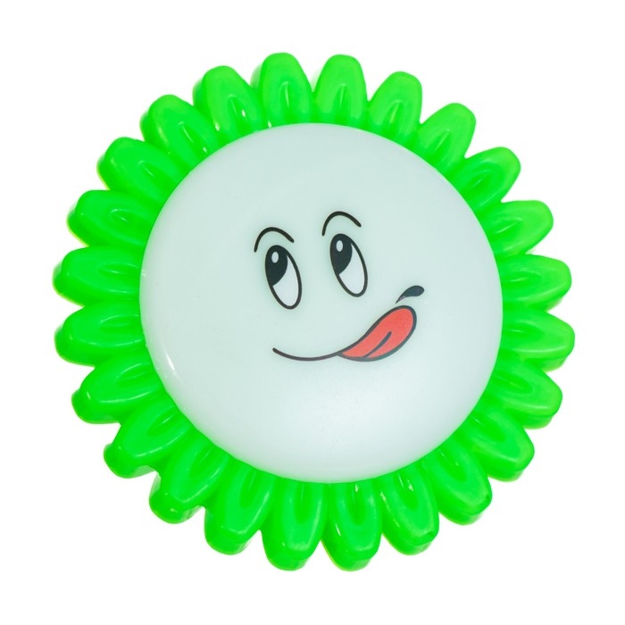 Ночник пластик от сети "Цветы на цветке" МИКС 7,5х7,5х2,7 см RISALUX