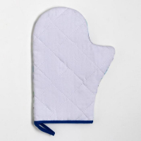 Набор кухонный &laquo;Blue flowers&raquo; варежка-прихватка 20х28см, прихватка 19х19см,100% хл