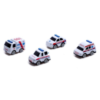 Набор металлических машин «Спецслужбы», 4 штуки, в колбе, МИКС Набор металлических машин «Спецслужбы», 4 штуки, в колбе, МИКС