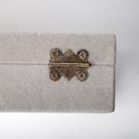 Подставка для украшений &laquo;Шкатулка&raquo;, 7 полос, 9 ячеек, 20&times;15&times;4,5, цвет серый