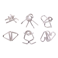 Головоломка металлическая «Загадки Древнего Китая», набор 6 шт. Головоломка металлическая «Загадки Древнего Китая», набор 6 шт.