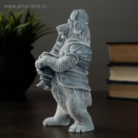 Сувенир "Медведь с самоваром" 14,5см
