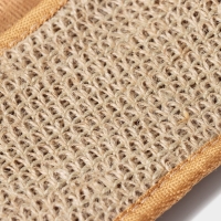 Мочалка-лента для тела Доляна, длинная, 70×10 см, конопляное волокно Мочалка-лента для тела Доляна, длинная, 70×10 см, конопляное волокно