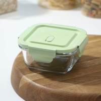 Контейнер из жаропрочного стекла с крышкой Cook and Freeze, 300 мл, 12×6 см, цвет МИКС Контейнер из жаропрочного стекла с крышкой Cook and Freeze, 300 мл, 12×6 см, цвет МИКС