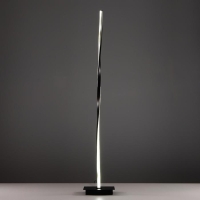 Торшер "Стрея" LED 24Вт 6000К  черный 20х20х123 см