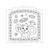 Раскраски-наклейки &laquo;Чебурашка&raquo; &laquo;Любимый ушастик&raquo;