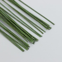 Проволока для творчества "Florico" 0.7 мм, 30 шт, 40 см, в бумажной оплётке, зелёный Проволока для творчества "Florico" 0.7 мм, 30 шт, 40 см, в бумажной оплётке, зелёный