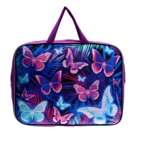 Папка с ручками текстильная А4, 350 х 270 х 70 мм, Calligrata "Бабочки" Папка с ручками текстильная А4, 350 х 270 х 70 мм, Calligrata "Бабочки"