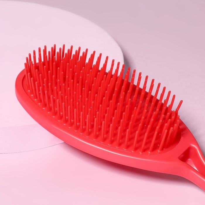 Расчёска массажная, 22 × 6 см, цвет МИКС Расчёска массажная, 22 × 6 см, цвет МИКС