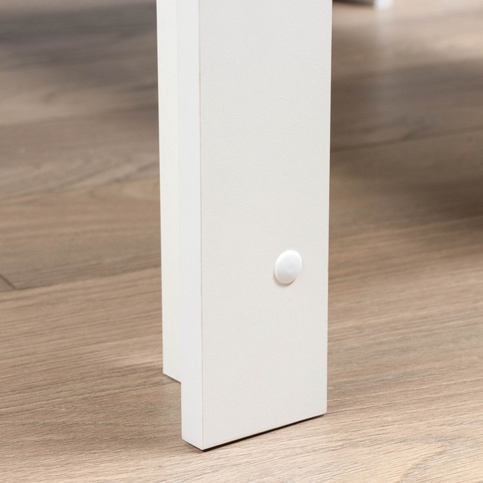 Кресло "Айдаха" велюр графит, ЛДСП белый