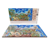 Фигурный деревянный пазл &laquo;Россия&raquo; 109 деталей