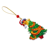 Ёлочная игрушка - подвеска деревянная &laquo;Новый год! Змея&raquo;, символ года 2025