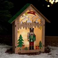 Новогодний декор с подсветкой &laquo;Щелкунчик&raquo; 15 &times; 5,5 &times; 18 см