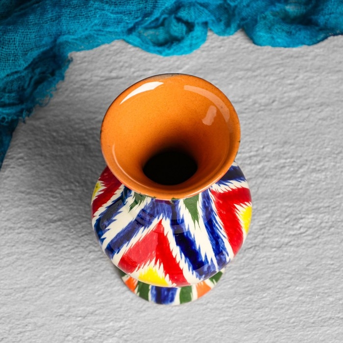 Ваза Риштанская Керамика Ваза Риштанская Керамика "Атлас", 15 см, микс