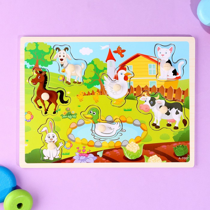Рамка-вкладыш «Животные на ферме» Рамка-вкладыш «Животные на ферме»