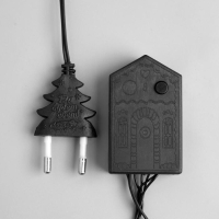 Гирлянда «Нить» 5 м, IP20, тёмная нить, 50 LED, свечение жёлтое, 8 режимов, 220 В Гирлянда «Нить» 5 м, IP20, тёмная нить, 50 LED, свечение жёлтое, 8 режимов, 220 В