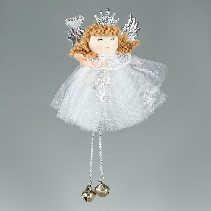 Новый год! Ёлочное украшение кукла &laquo;Фея с короной&raquo;