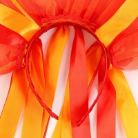 Карнавальный ободок &laquo;Лучистое солнце&raquo;, цвет красно-оранжевый