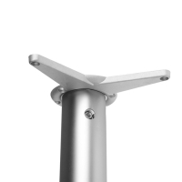 Опора с боковым креплением, 60x710 мм цвет матовый хром Опора с боковым креплением, 60x710 мм цвет матовый хром