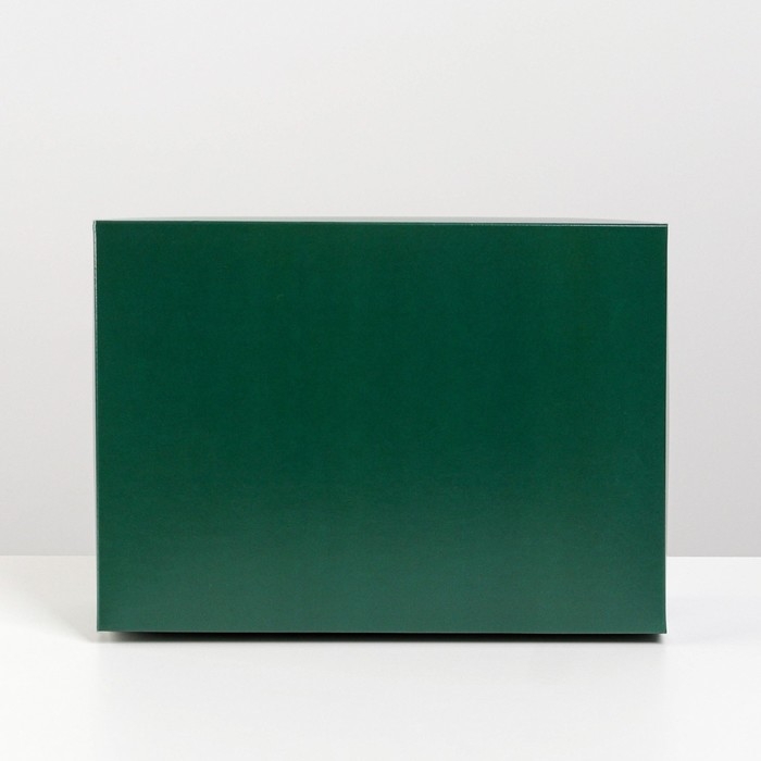 Коробка подарочная складная, упаковка, &laquo;Изумрудная&raquo;, 21 х 15 х 7 см