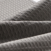 Набор кух.полотенец "Доляна" тёмно-серый 35х60см-3шт., 100% хл, вафля, 220 гр/м2