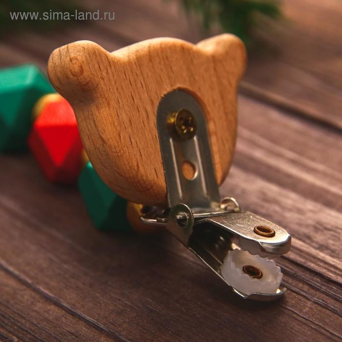 Подарочный набор «Дед Мороз», 2 предмета: держатель для соски-пустышки и грызунок-прорезыватель, новогодняя подарочная упаковка Подарочный набор «Дед Мороз», 2 предмета: держатель для соски-пустышки и грызунок-прорезыватель, новогодняя подарочная упаковка