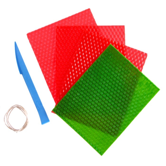 Свеча своими руками. Свечи из вощины &laquo;Прекрасные розы&raquo;, набор для творчества