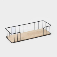 Полка Доляна &laquo;Санни&raquo;, 7,8&times;34,7&times;13 см, цвет чёрный