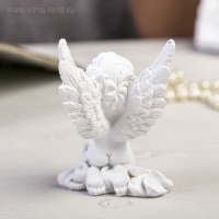 Сувенир полистоун "Белоснежный ангел с шариком из страз сидит" МИКС 8х6х2,5 см Сувенир полистоун "Белоснежный ангел с шариком из страз сидит" МИКС 8х6х2,5 см