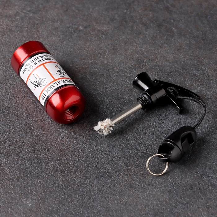 Вечная спичка Вечная спичка "Огнетушитель" туристическая, с кольцом