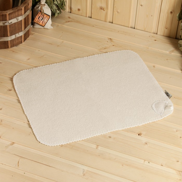 Набор для бани Набор для бани "Царь" шапка, коврик, рукавица