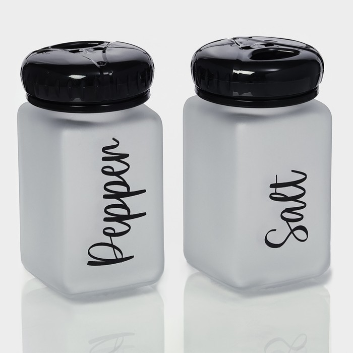 Набор для специй на подставке &laquo;Классика&raquo;, 2 предмета: солонка 150 мл, перечница 150 мл