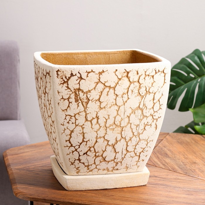 Горшок цветочный"Персей №2", 17 л, 31 х 31 х 32 см