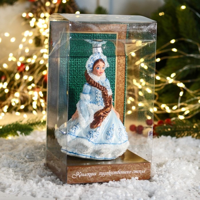 Елочное украшение Елочное украшение "Снегурочка с косами" 17,50 см