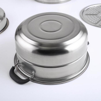 Пароварка из нержавеющей стали &laquo;Дари&raquo;, d=26 см, 2 уровня