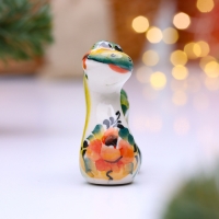 Сувенир символ года "Змея Чак", гжель, цвет Сувенир символ года "Змея Чак", гжель, цвет