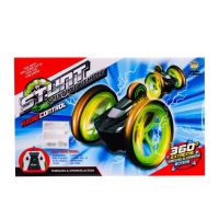 Машина-перевёртыш радиоуправляемая STUNT, работает от батареек, цвет зеленый Машина-перевёртыш радиоуправляемая STUNT, работает от батареек, цвет зеленый