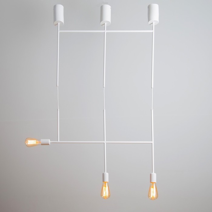 Светильник BayerLux "Лучик" 3хЕ27 40Вт белый 70х5х30-130см