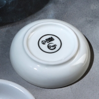 Соусник керамический «Дом», 7.6 х 2 см, цвет белый Соусник керамический «Дом», 7.6 х 2 см, цвет белый