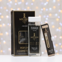 Подарочный набор косметики мужской 1 million, гель для душа 250 мл, парфюмерная вода 30 мл Подарочный набор косметики мужской 1 million, гель для душа 250 мл, парфюмерная вода 30 мл