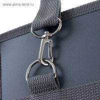 Папка для чертежей и рисунков A3, 420 х 343 х 50 мм, с ручками, пластиковая, молния сверху, 0.9 мм, "Стандарт" ПР 5, плечевой ремень, серая Папка для чертежей и рисунков A3, 420 х 343 х 50 мм, с ручками, пластиковая, молния сверху, 0.9 мм, "Стандарт" ПР 5, плечевой ремень, серая