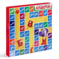 Настольная игра &laquo;Словотоп&raquo;, 50 карт, 6 фишек, игровое поле, 6+