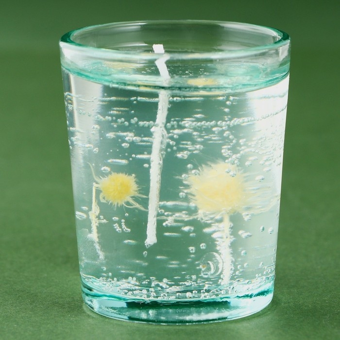 Свеча гелевая новогодняя в стакане с декором внутри «Новый год: Цветочнаяя» 5 х 5 х 6 см Свеча гелевая новогодняя в стакане с декором внутри «Новый год: Цветочнаяя» 5 х 5 х 6 см